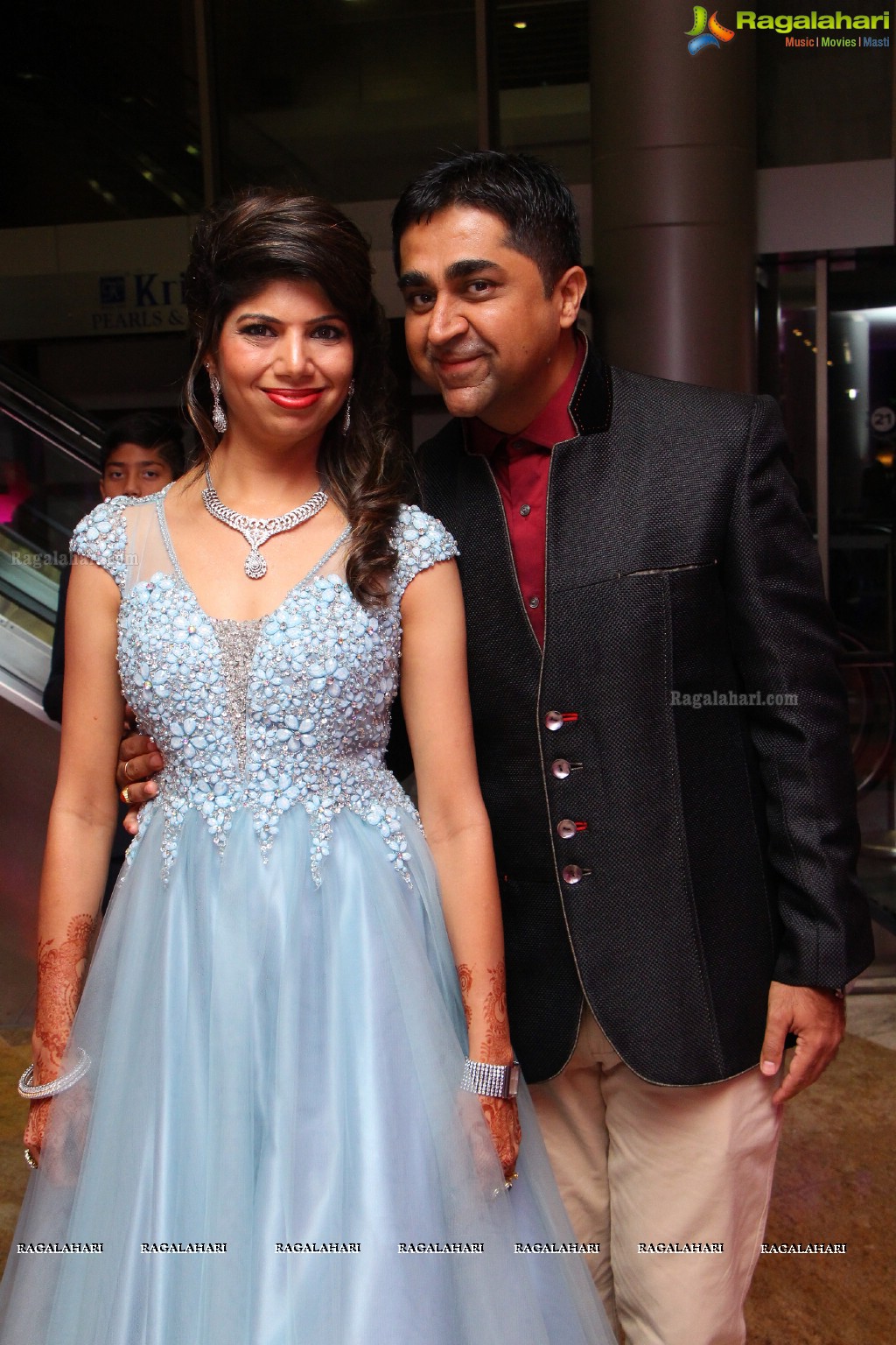 The Ring Ceremony of Jayesh and Sonu at HICC, Novotel, Hyderabad