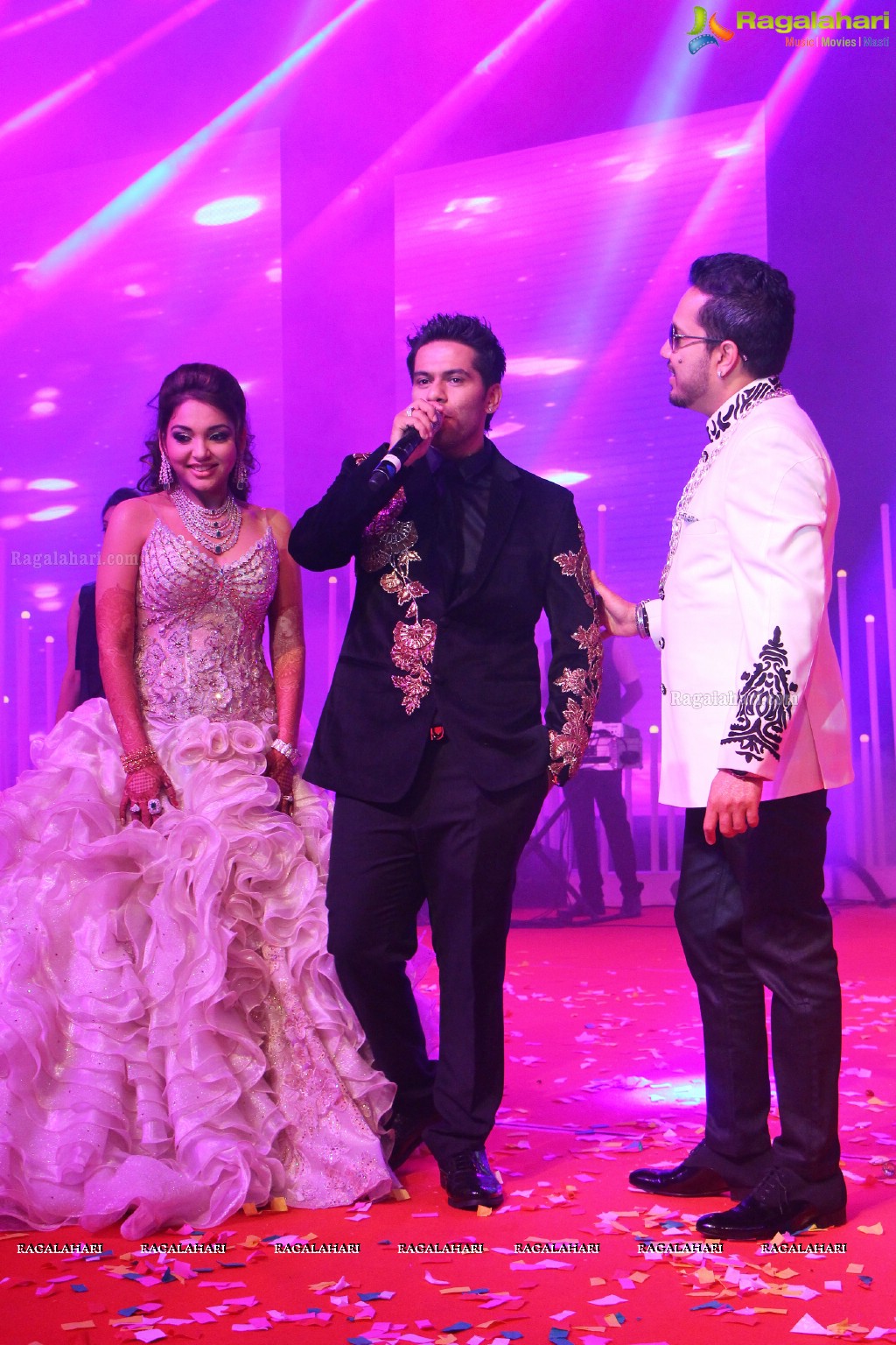 The Ring Ceremony of Jayesh and Sonu at HICC, Novotel, Hyderabad