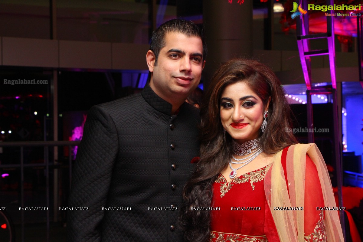 The Ring Ceremony of Jayesh and Sonu at HICC, Novotel, Hyderabad