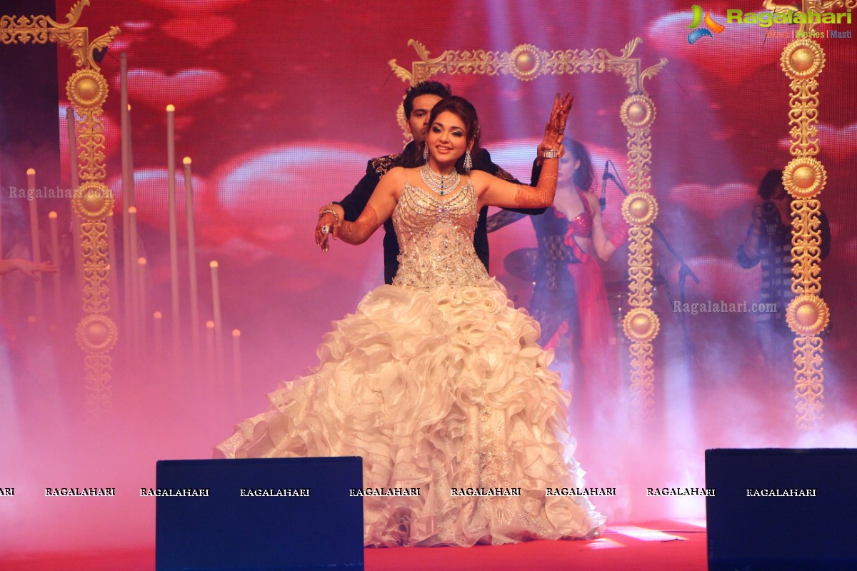 The Ring Ceremony of Jayesh and Sonu at HICC, Novotel, Hyderabad