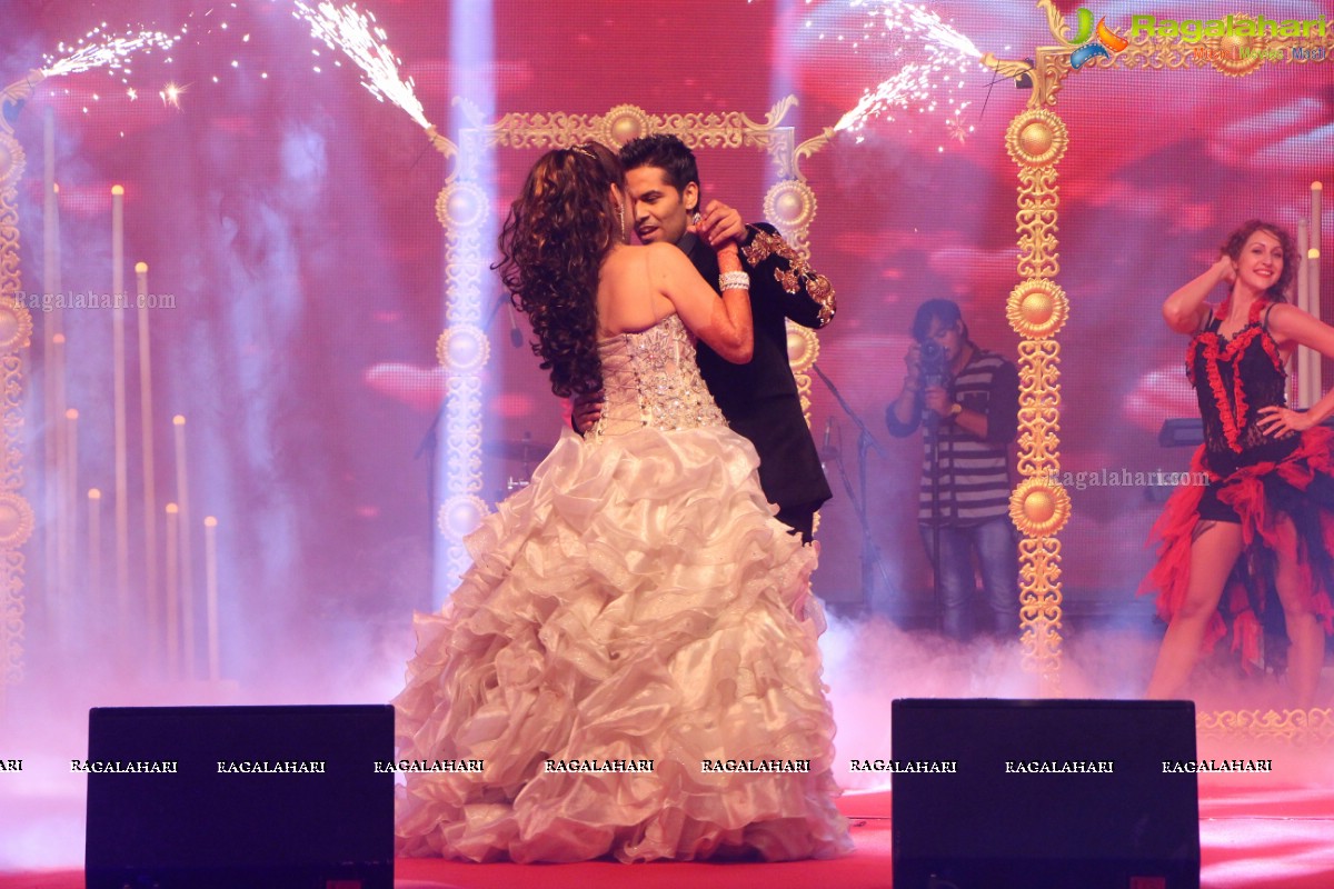 The Ring Ceremony of Jayesh and Sonu at HICC, Novotel, Hyderabad