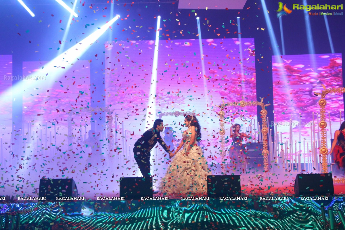 The Ring Ceremony of Jayesh and Sonu at HICC, Novotel, Hyderabad