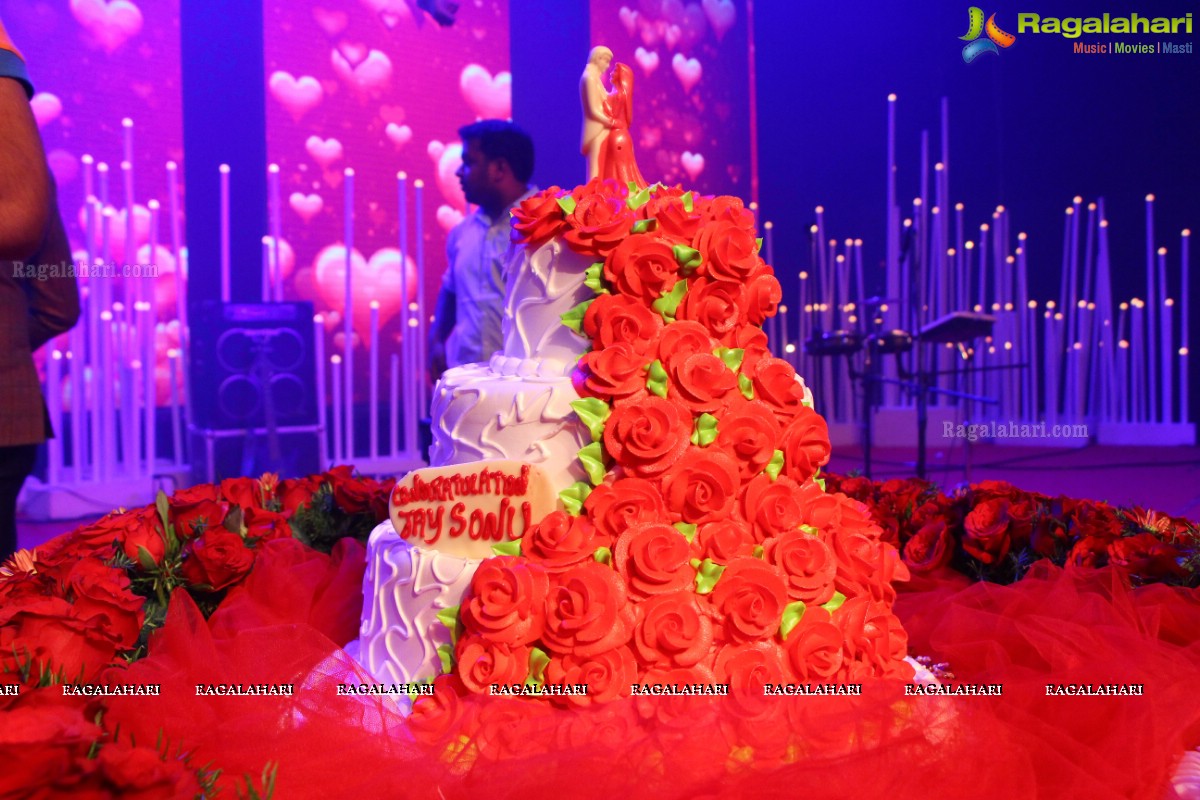 The Ring Ceremony of Jayesh and Sonu at HICC, Novotel, Hyderabad