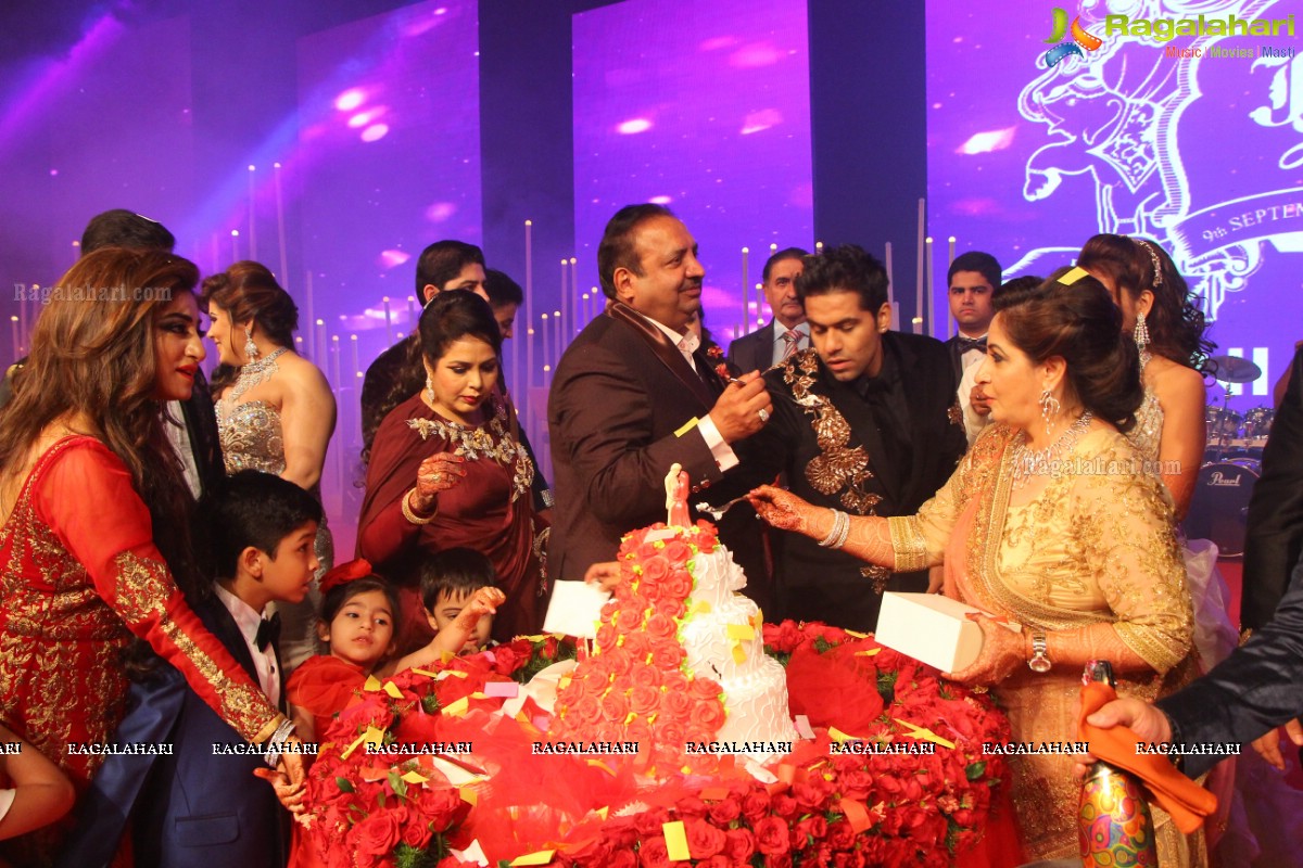 The Ring Ceremony of Jayesh and Sonu at HICC, Novotel, Hyderabad