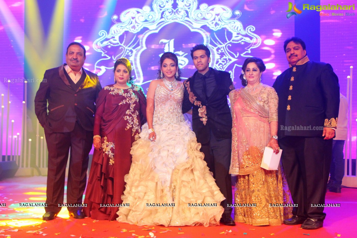 The Ring Ceremony of Jayesh and Sonu at HICC, Novotel, Hyderabad