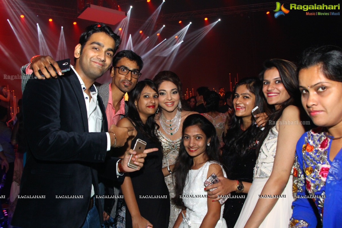 The Ring Ceremony of Jayesh and Sonu at HICC, Novotel, Hyderabad