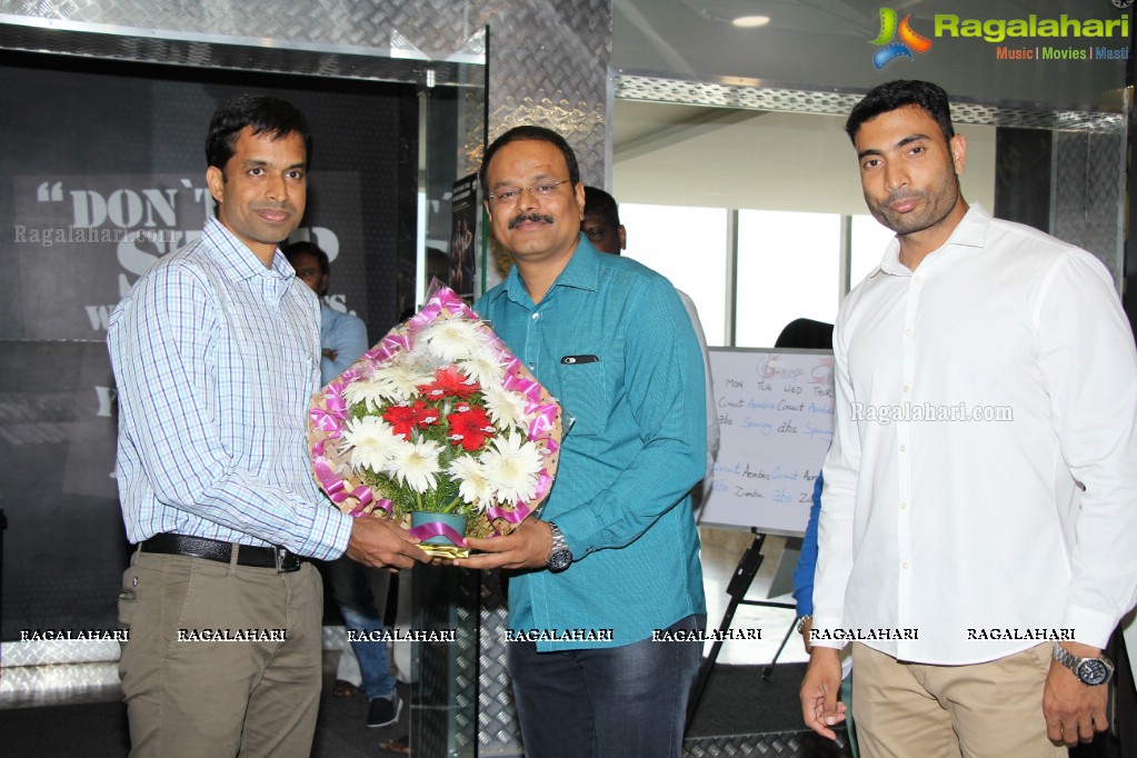 Grand Felicitation and Honorary Membership to Pullela Gopichand at Kris Gethin Gyms