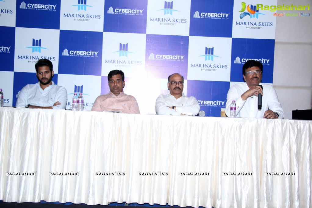 Cybercity 2000 Cr Project 'Marina Skies' Launch Press Meet