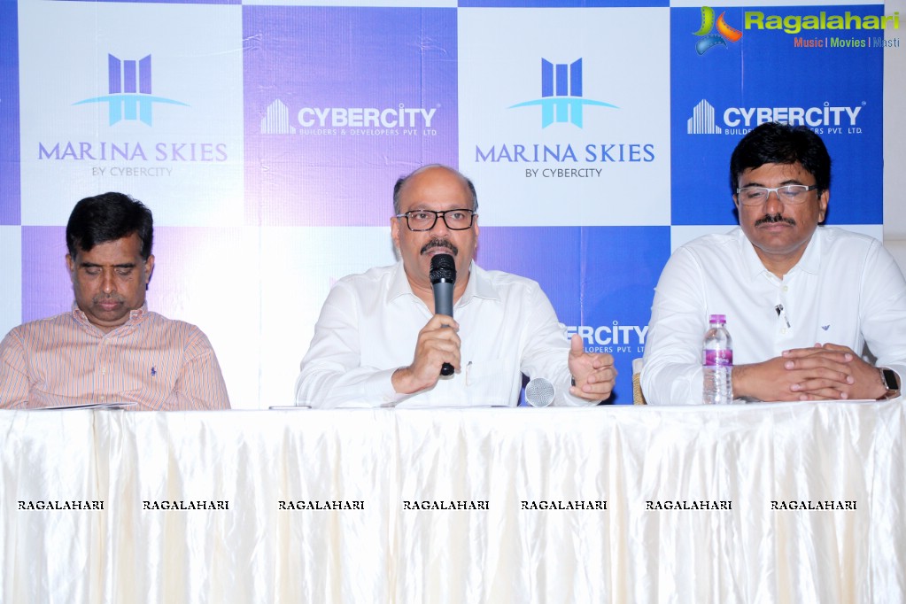 Cybercity 2000 Cr Project 'Marina Skies' Launch Press Meet