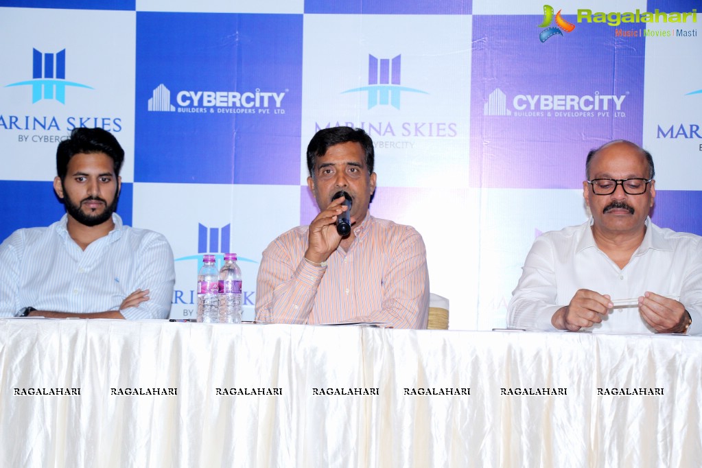 Cybercity 2000 Cr Project 'Marina Skies' Launch Press Meet