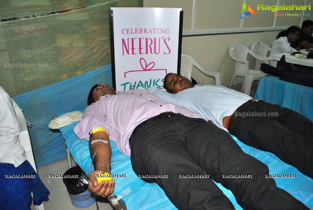 Neeru's Thanksgiving Day Blood Donation Camp, Hyderabad