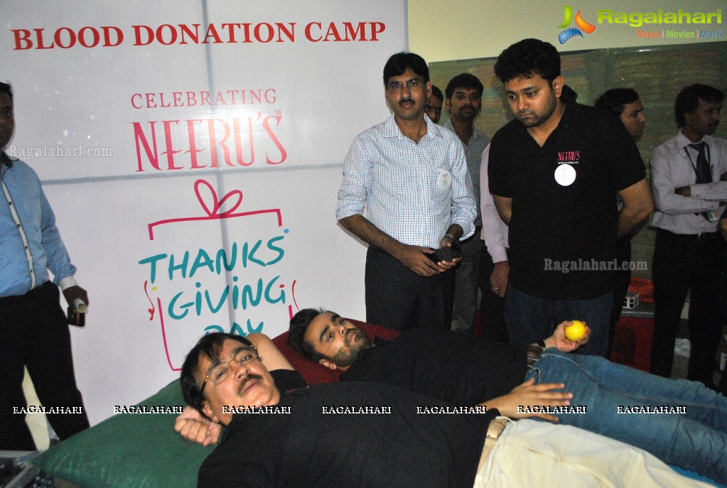 Neeru's Thanksgiving Day Blood Donation Camp, Hyderabad