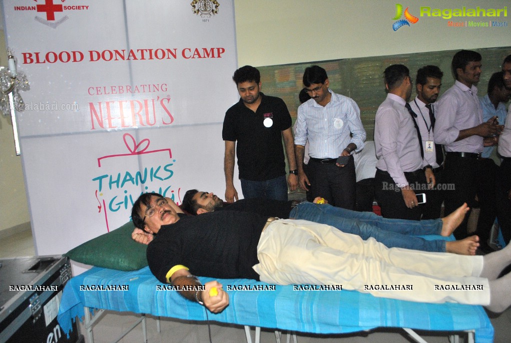 Neeru's Thanksgiving Day Blood Donation Camp, Hyderabad