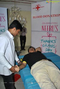 Neeru's Thanksgiving Day Blood Donation Camp