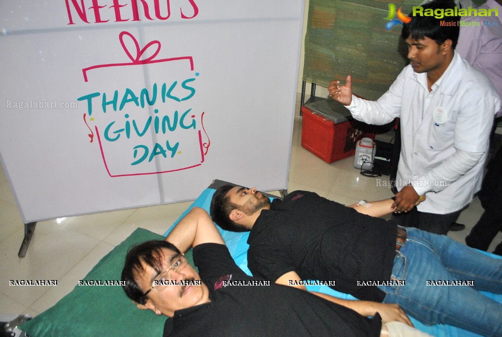 Neeru's Thanksgiving Day Blood Donation Camp, Hyderabad