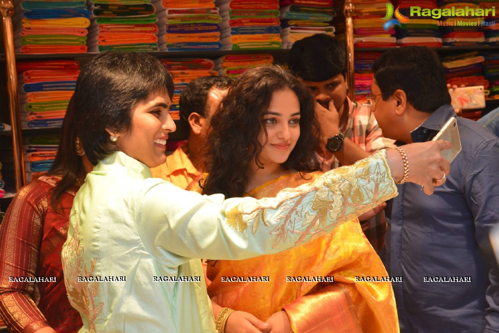 Nithya Menen at Kalamandir Launch, Vizag