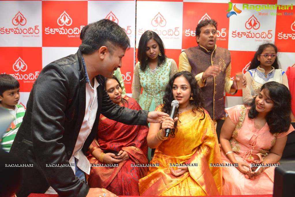 Nithya Menen at Kalamandir Launch, Vizag