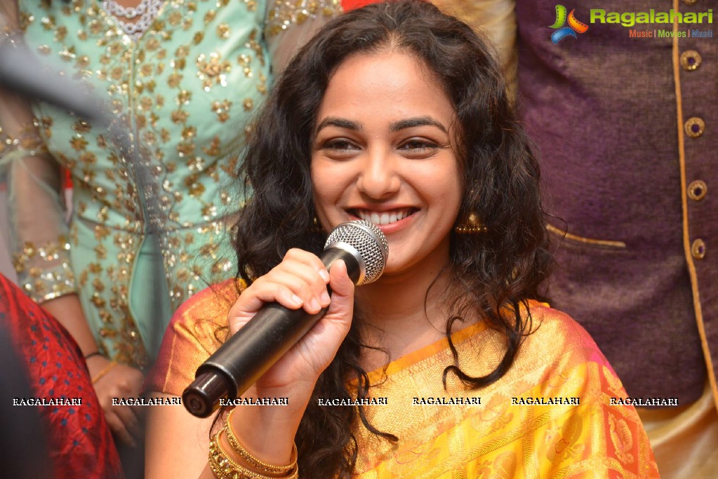 Nithya Menen at Kalamandir Launch, Vizag