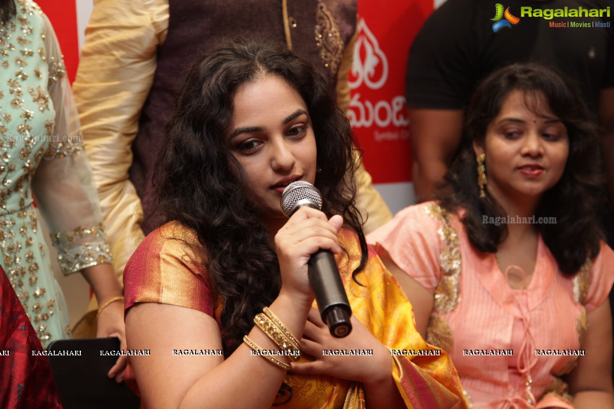 Nithya Menen at Kalamandir Launch, Vizag