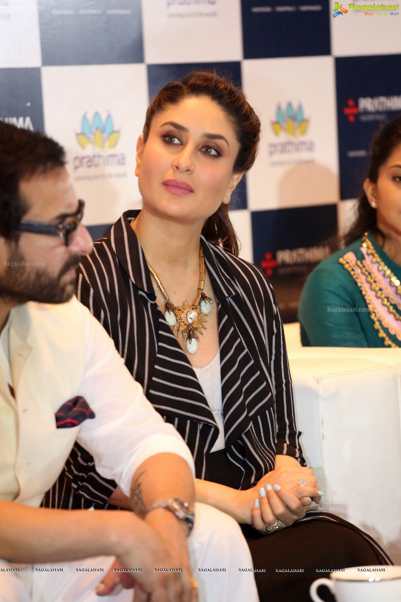 Saif Ali Khan and Kareena Kapoor at Prathima Hospitals Brand Ambassador Announcement