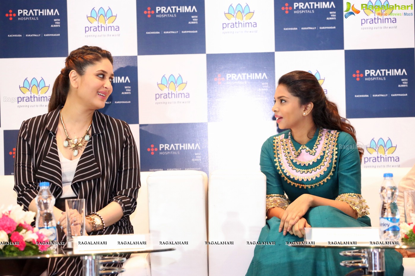 Saif Ali Khan and Kareena Kapoor at Prathima Hospitals Brand Ambassador Announcement