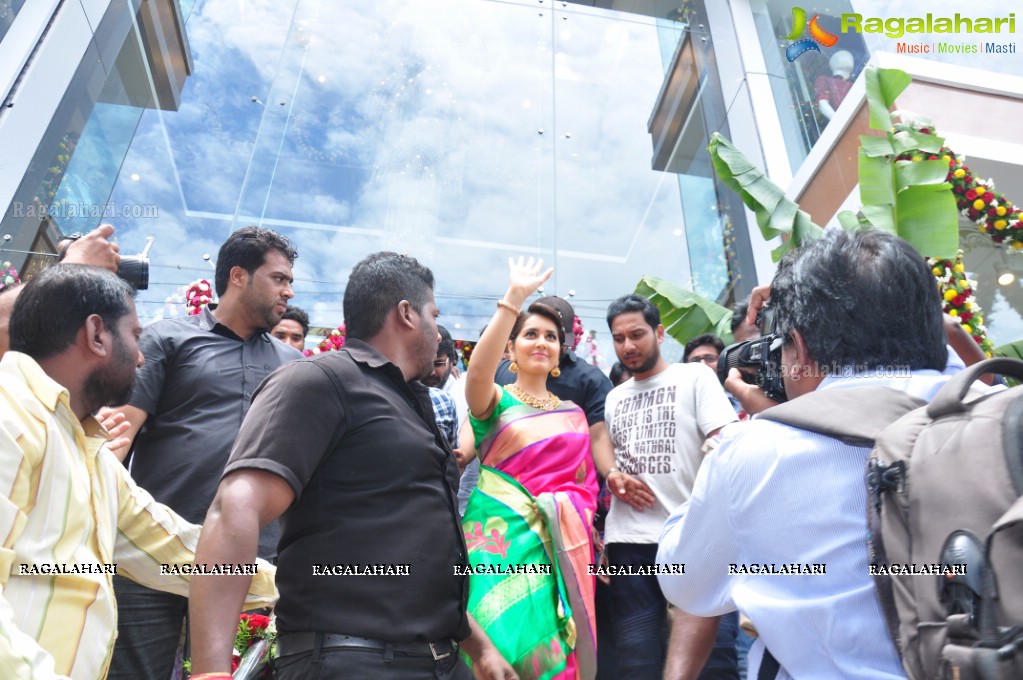 Raashi Khanna inaugurates R.S Brothers at Kothapet, Hyderabad