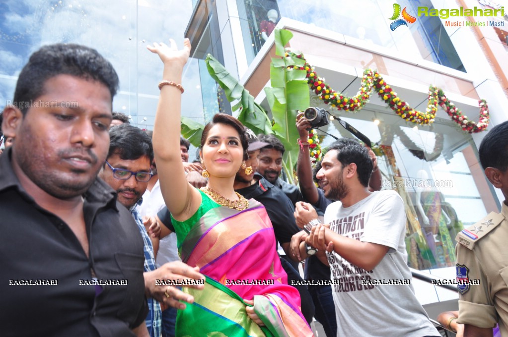 Raashi Khanna inaugurates R.S Brothers at Kothapet, Hyderabad