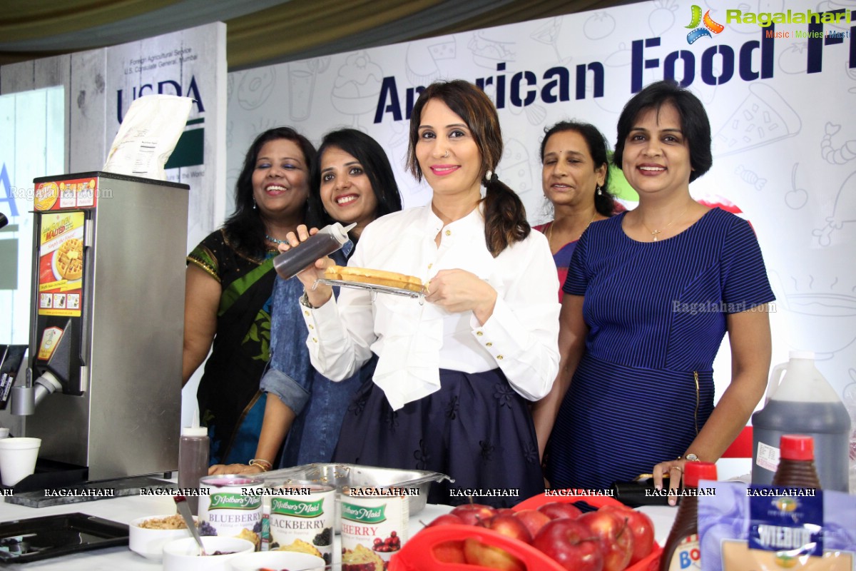 American Recipes Demonstration by Ruchika Sharma at American Food Fiesta, Taj Banjara, Hyderabad