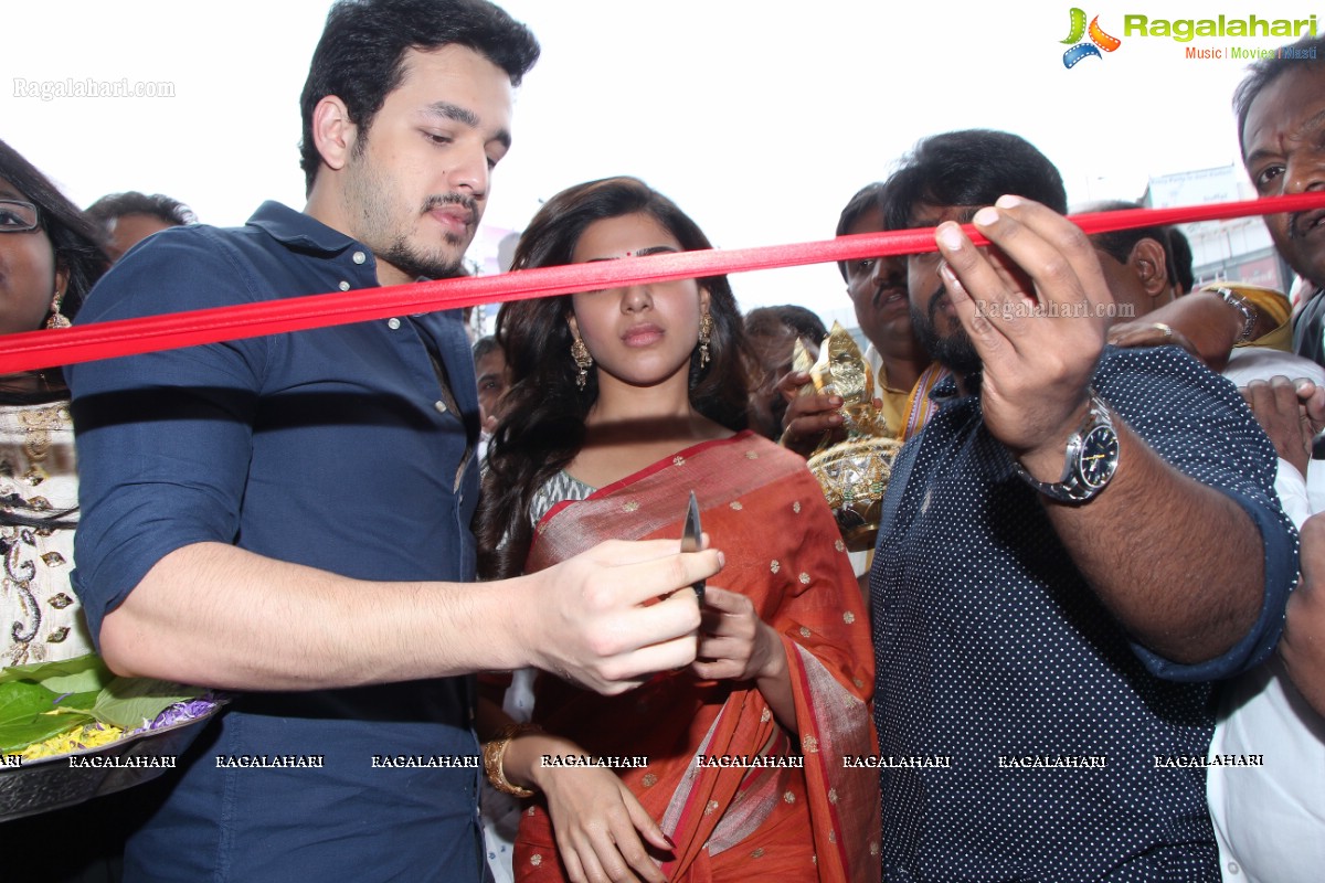 Samantha and Akhil launches South India Shopping Mall, Hyderabad