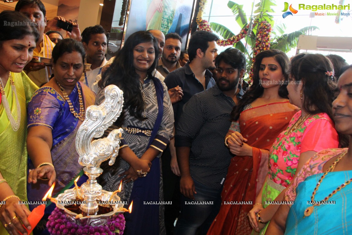 Samantha and Akhil launches South India Shopping Mall, Hyderabad