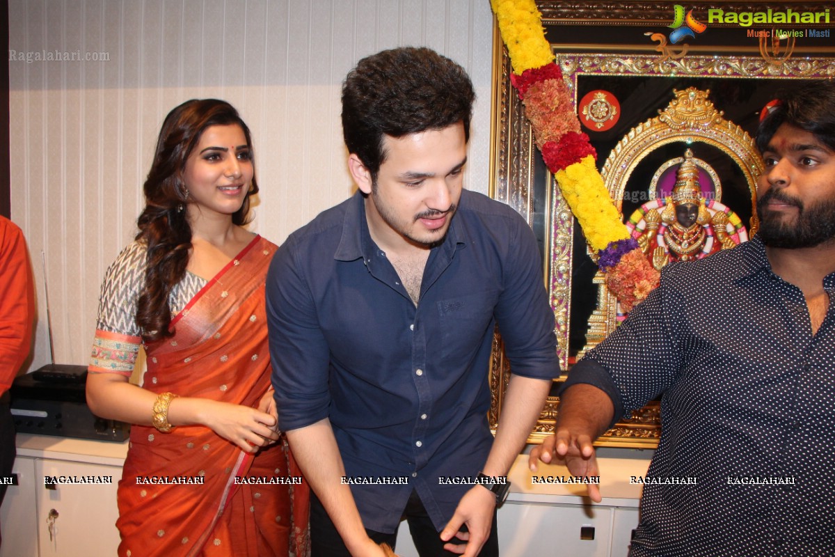 Samantha and Akhil launches South India Shopping Mall, Hyderabad