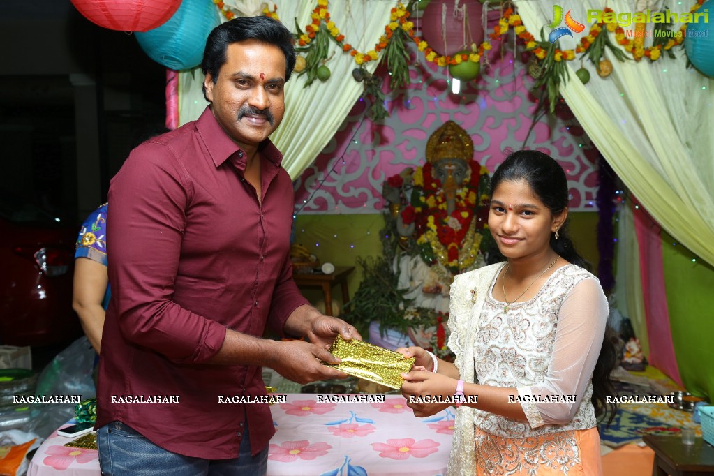 Hero Sunil at Ganesh Chaturthi Celebrations