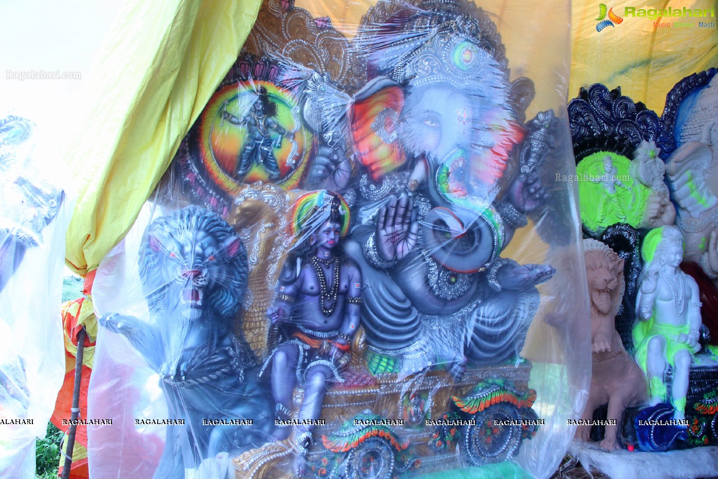 Ganesh Chaturthi Idols Sale at Nagole X Road, Hyderabad