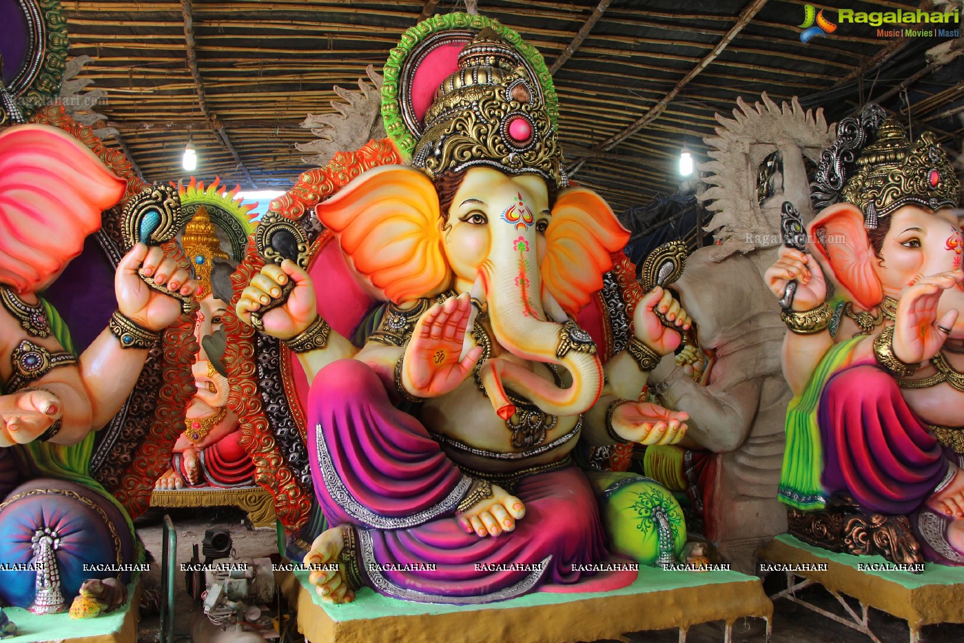 Ganesh Chaturthi Idols Sale at Nagole X Road, Hyderabad