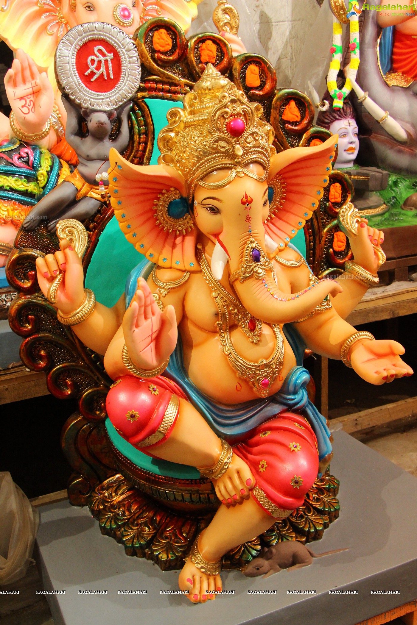 Ganesh Chaturthi Idols Sale at Nagole X Road, Hyderabad