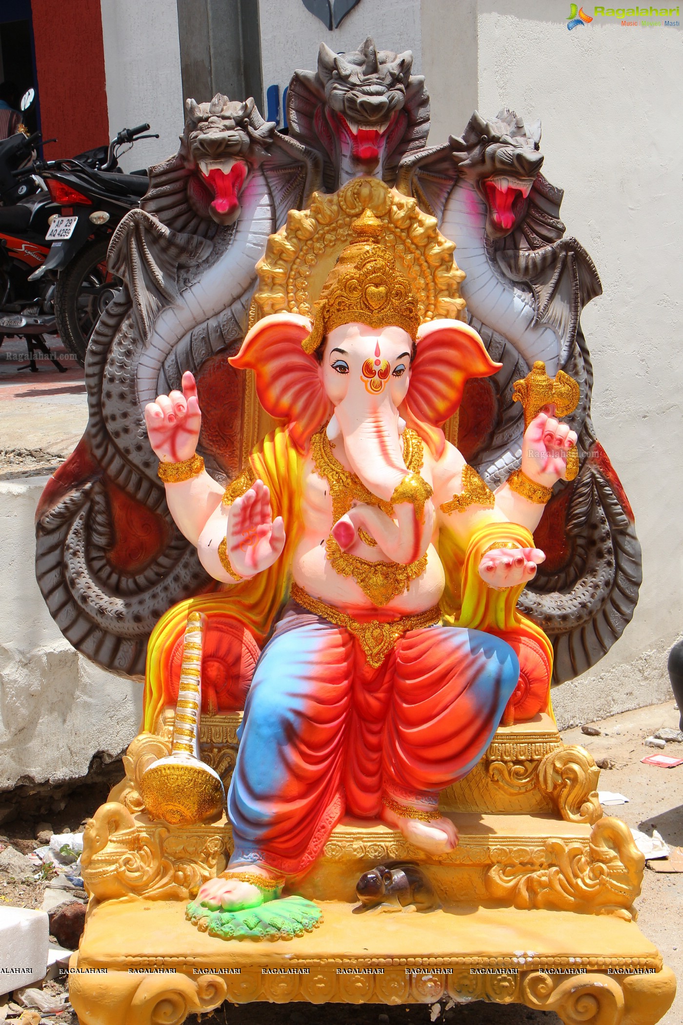 Ganesh Chaturthi Idols Sale at Nagole X Road, Hyderabad