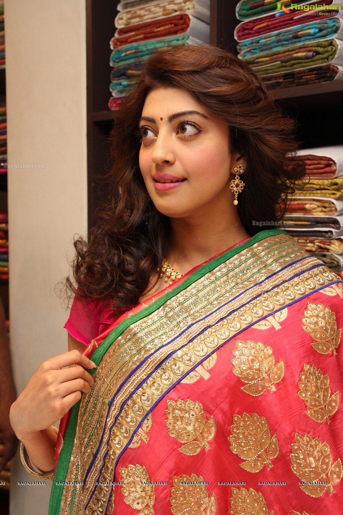 Pranitha Subhash launches VRK Silks at Kukatpally, Hyderabad