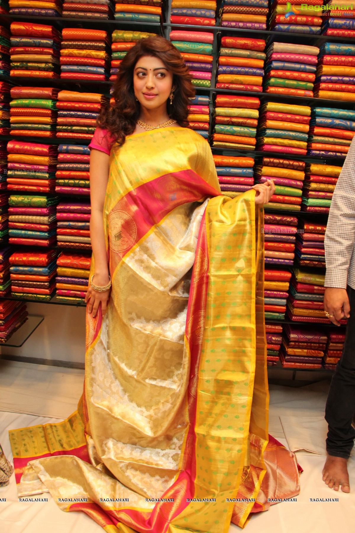 Pranitha Subhash launches VRK Silks at Kukatpally, Hyderabad