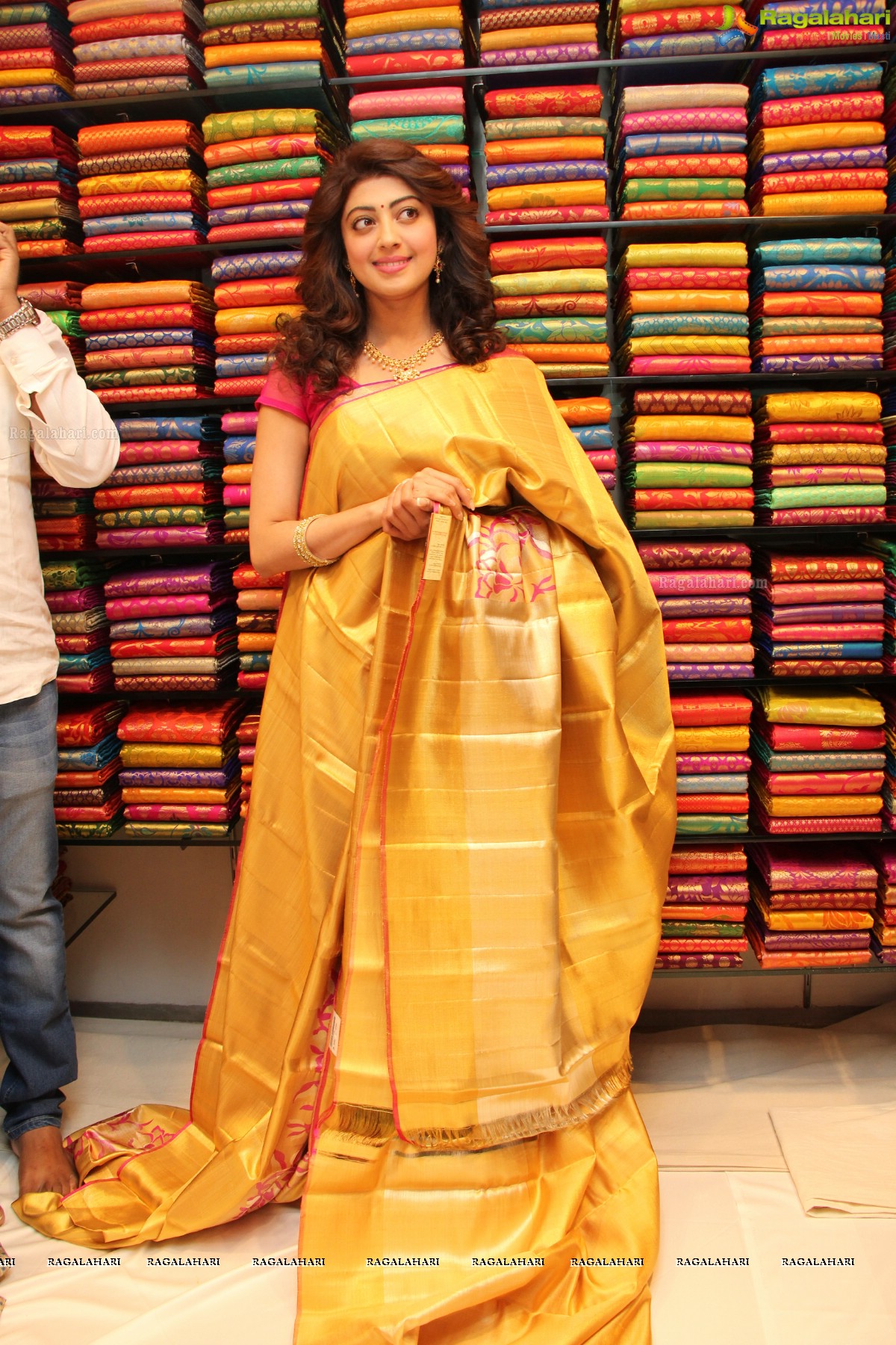 Pranitha Subhash launches VRK Silks at Kukatpally, Hyderabad