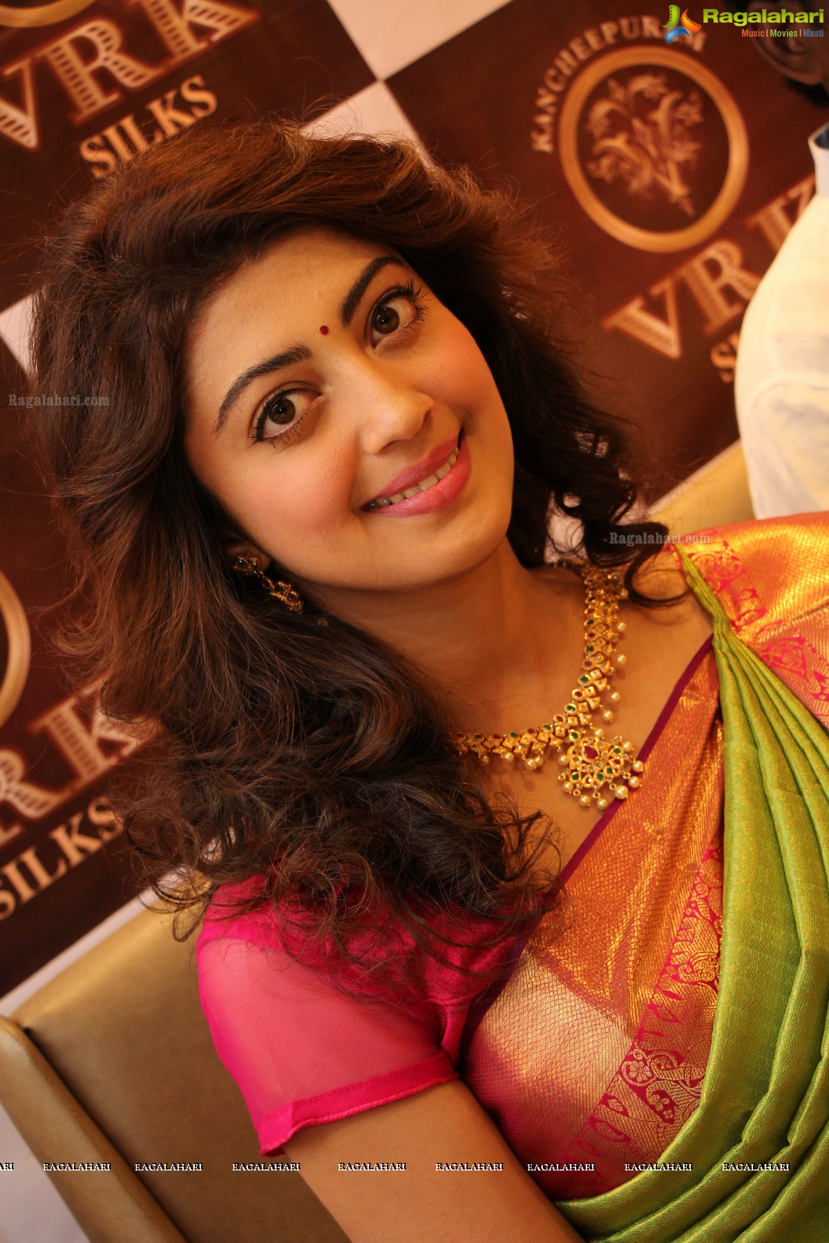 Pranitha Subhash launches VRK Silks at Kukatpally, Hyderabad