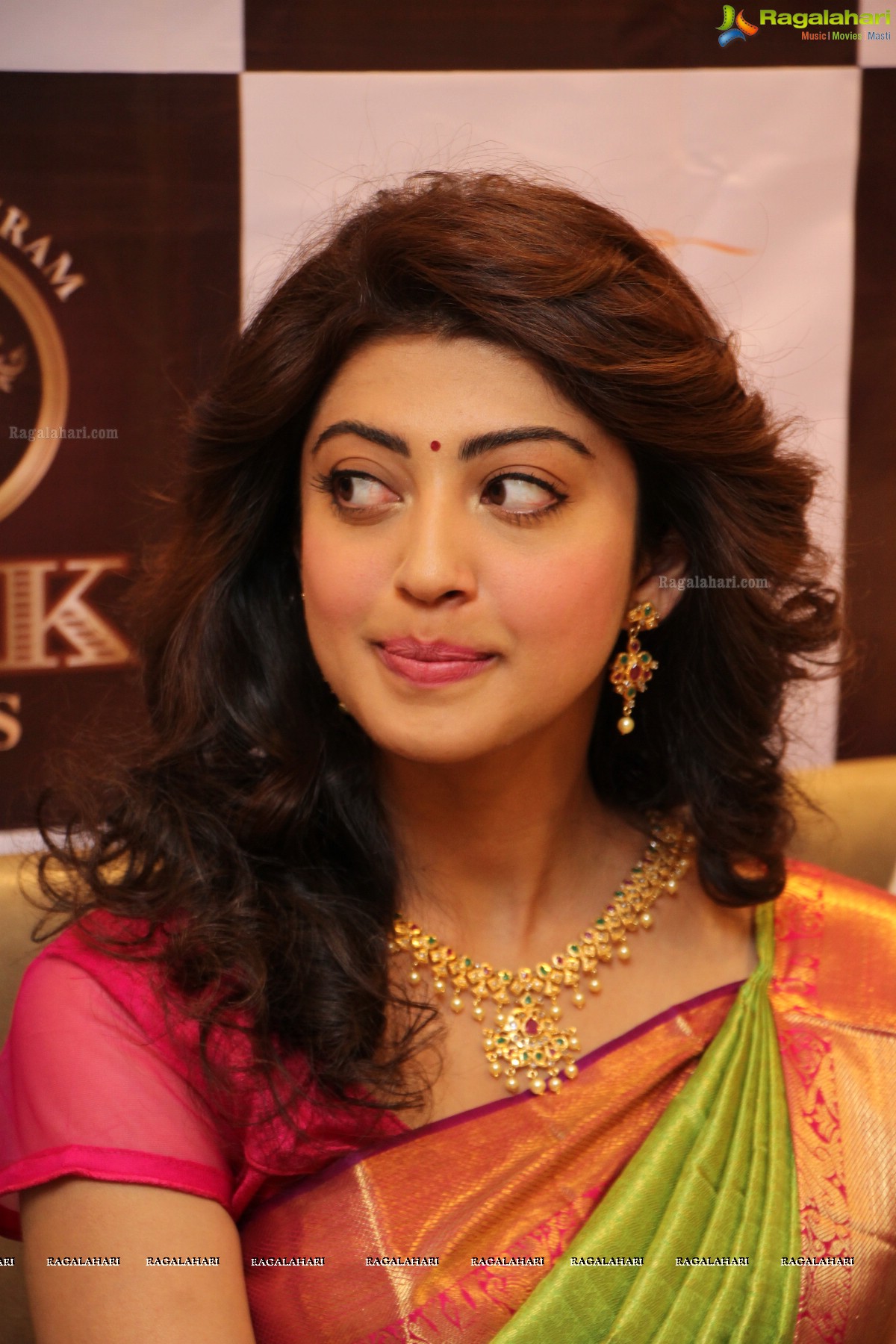 Pranitha Subhash launches VRK Silks at Kukatpally, Hyderabad