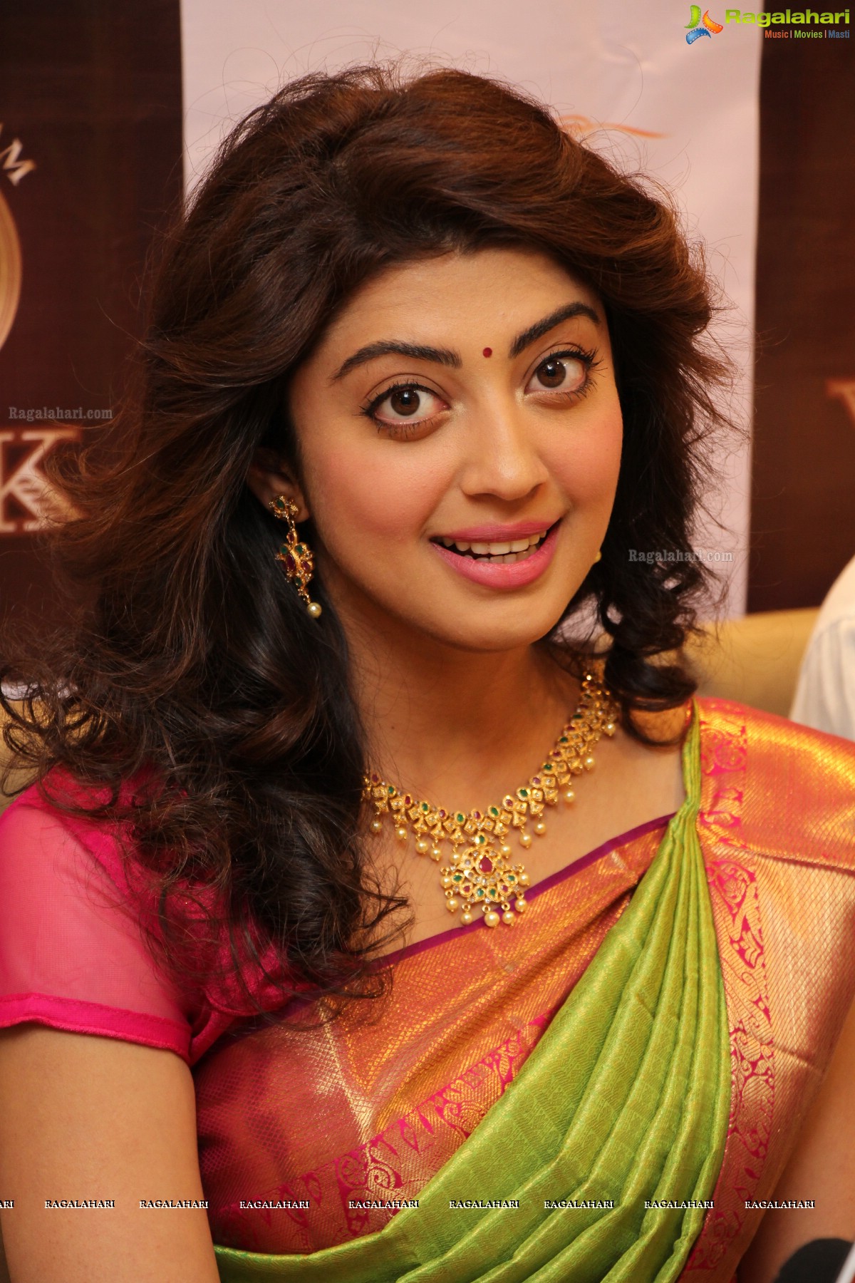 Pranitha Subhash launches VRK Silks at Kukatpally, Hyderabad