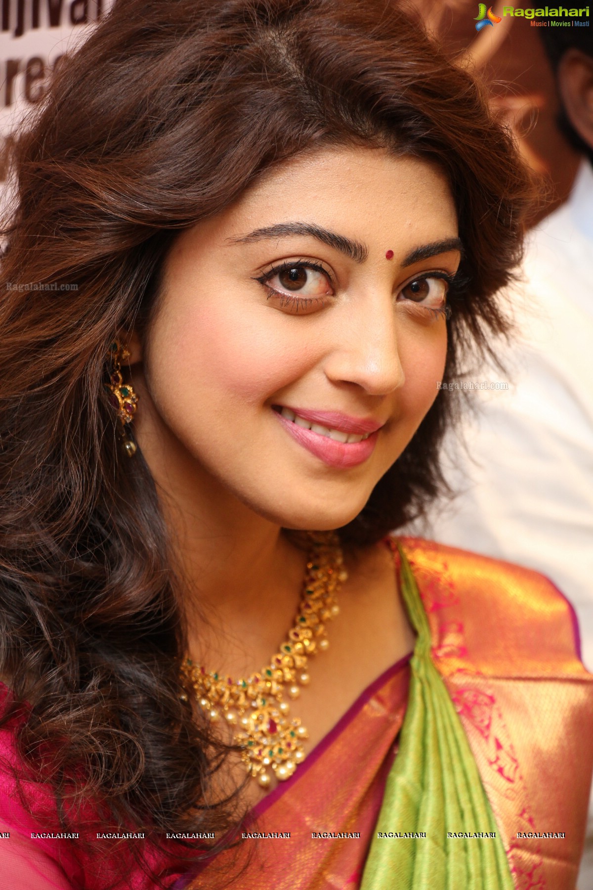 Pranitha Subhash launches VRK Silks at Kukatpally, Hyderabad