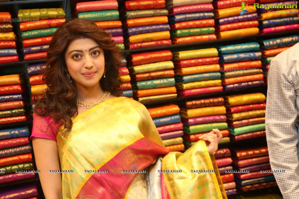 Pranitha Subhash launches VRK Silks at Kukatpally, Hyderabad