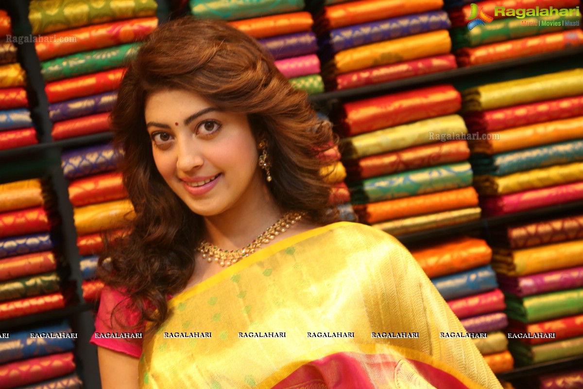 Pranitha Subhash launches VRK Silks at Kukatpally, Hyderabad