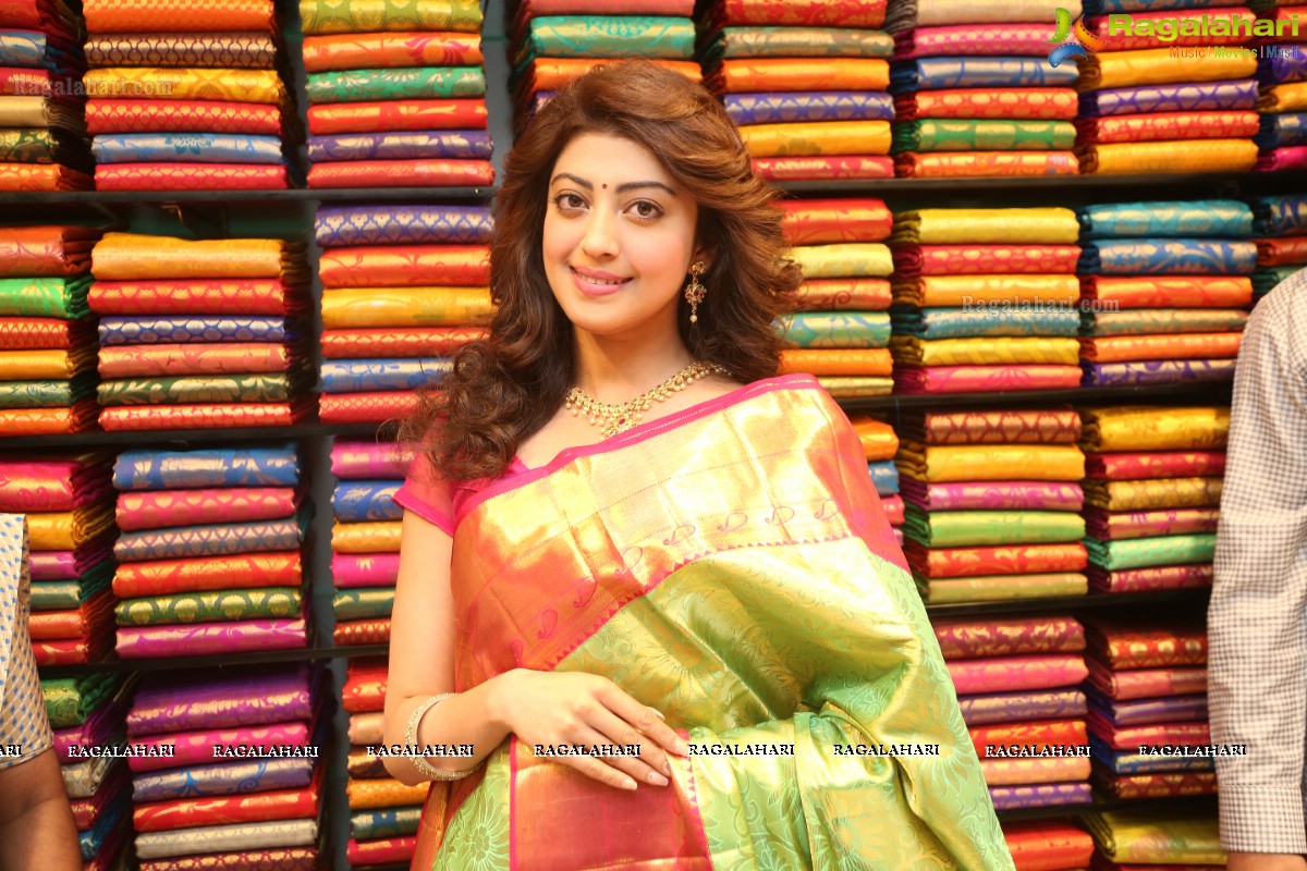 Pranitha Subhash launches VRK Silks at Kukatpally, Hyderabad