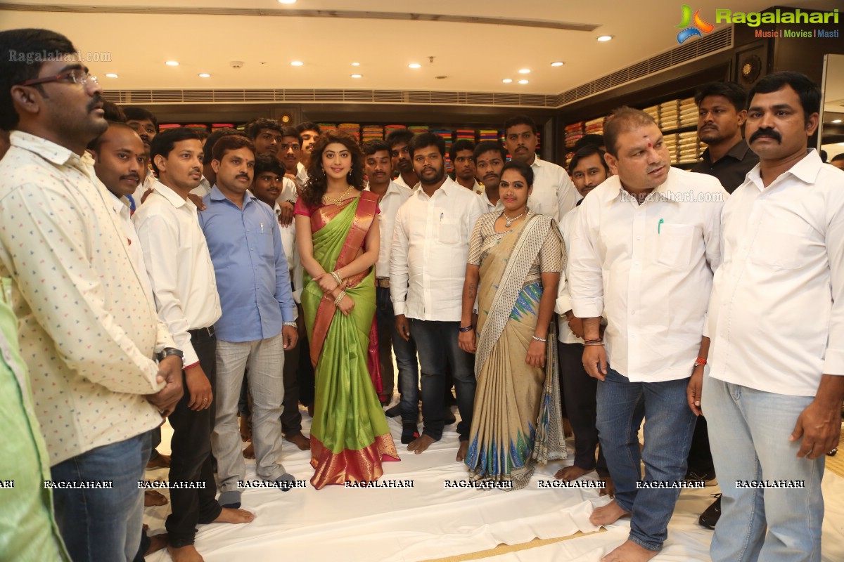 Pranitha Subhash launches VRK Silks at Kukatpally, Hyderabad