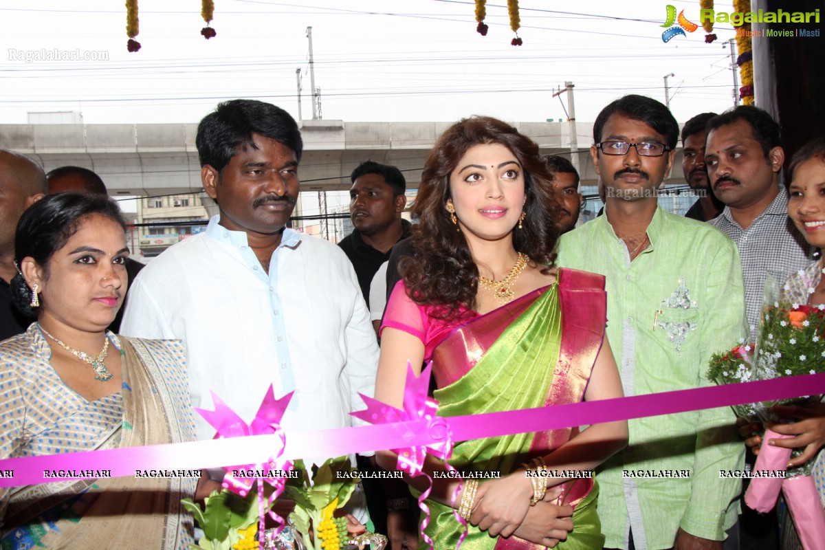 Pranitha Subhash launches VRK Silks at Kukatpally, Hyderabad