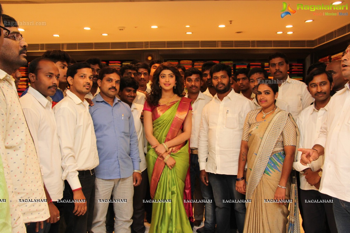 Pranitha Subhash launches VRK Silks at Kukatpally, Hyderabad