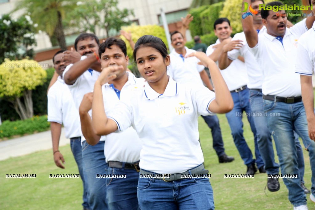 Zumba Performance and Class at Novotel Hyderabad Airport Employee Celebration Week